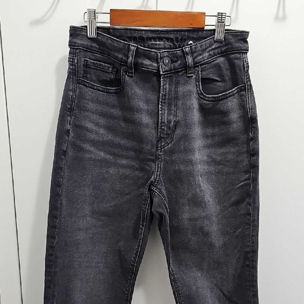 American Eagle Outfitters Charcoal High Rise Jeans